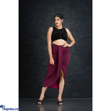 CH113 Sequence fabric Crop top Buy CH Glamstore (Pvt) Ltd Online for specialGifts