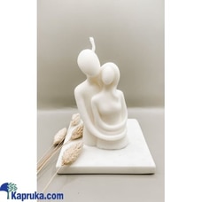 Handmade scented soy wax loving couple candle gift set at Kapruka Online