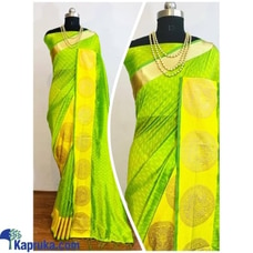 Light Green Color Banarasi Silk Saree & Golden Weaving Border Buy Xiland Group Ventures Pvt Ltd Online for specialGifts