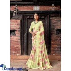 Light Green Color Georgette With Swarovski Lace Saree Buy Xiland Group Ventures Pvt Ltd Online for specialGifts