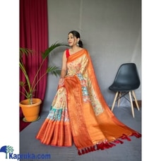 3D patola prints all over the saree with rich pallu and Tassels Buy Xiland Group Ventures Pvt Ltd Online for CLOTHING