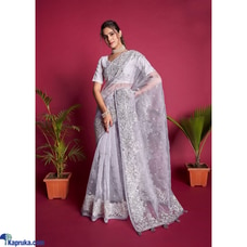 Pure organza seqnce & thread work in all over saree with tassels Buy Xiland Group Ventures Pvt Ltd Online for specialGifts