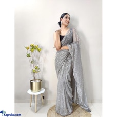 Fancy Imported Netting Fabric saree Buy none Online for CLOTHING
