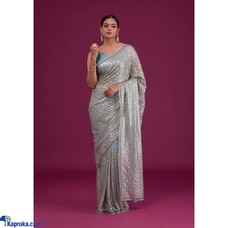 Sequence Work Saree Along With Swaroski Less Border Buy Xiland Group Ventures Pvt Ltd Online for CLOTHING