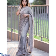 Designer Saree on premium Net Ferbric with chain stich work and stock work and Chain-Stich blouse Buy Xiland Group Ventures Pvt Ltd Online for specialGifts