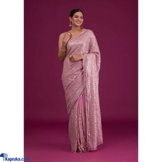 Sequence Work Saree Along With Swaroski Less Border Buy Xiland Group Ventures Pvt Ltd Online for CLOTHING