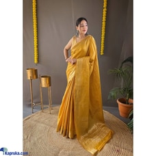 Soft copper weaving saree with all over beautiful weaving Buy Xiland Group Ventures Pvt Ltd Online for specialGifts
