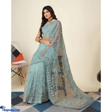 Soft Net Chikankari Embroidery design Saree Buy Xiland Group Ventures Pvt Ltd Online for specialGifts