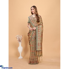 Pashmina Fabric Sarees Digital print With Running Blouse Buy Xiland Group Ventures Pvt Ltd Online for specialGifts