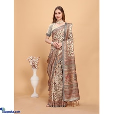 Pashmina Fabric Sarees Digital print With Running Blouse Buy Xiland Group Ventures Pvt Ltd Online for specialGifts