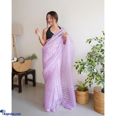 Superb Soft Refined Organza Silk Saree With silver gota Work Buy Xiland Group Ventures Pvt Ltd Online for specialGifts