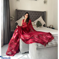 Pure soft Georgette silk with weaving zari nd sartin patta in all over saree with fancy jhalar Buy Xiland Group Ventures Pvt Ltd Online for specialGifts