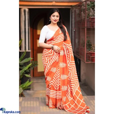 Pure Chanderi Cotton Hand Block Printed Saree Buy Xiland Group Ventures Pvt Ltd Online for specialGifts