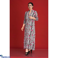 Floral Printed Silk Cotton Long Dress Buy Innovation Revamped Online for specialGifts