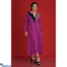 Magenta Cotton Silk Contrast York Tunic Collar Dress Buy Innovation Revamped Online for specialGifts