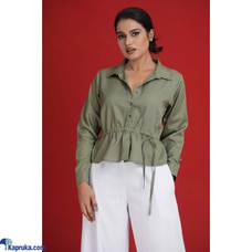 Cotton Silk Waist Knot With Shirt Blouse Buy Innovation Revamped Online for CLOTHING
