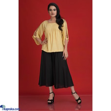 Black Soft Linen Flared Palazzo Pant Buy Innovation Revamped Online for CLOTHING