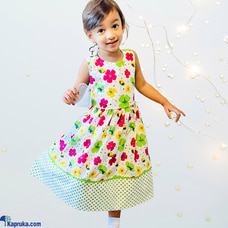 Kayla Green Cotton Dress Buy Elfin Kidz Online for CLOTHING