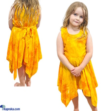 Georgie yellow cotton dress Buy Elfn Kidz Online for CLOTHING