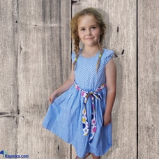 Kids Blue Cotton Dress Buy Elfin kidz Online for CLOTHING