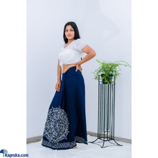 Stylish batik sarong in navy P003 Buy Teal Online for CLOTHING