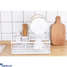 2 Layers Iron Tableware Organizer Kitchen Tools for Bowl Dishes Chopsticks Dish Drying Rack Drainer Buy value one pvt ltd Online for specialGifts