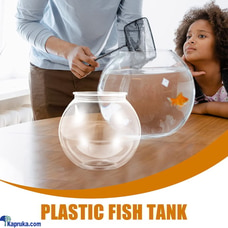 Large Aquarium Fish Tank Bowl Plastic Transparent for Fish Goldfish Aquarium Decoration Round Bowl Buy  Online for specialGifts