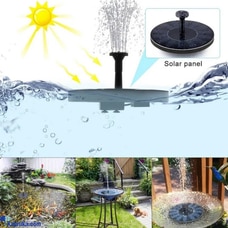 Free Standing Solar Water Pump with 3 Different Nozzles Spray Pattern Heads for Outdoor Garden Pond Buy  Online for specialGifts