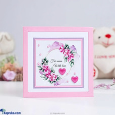 `For Mum` pink greeting card Buy Cinnamon Love Creations Online for specialGifts