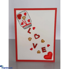 Jar Full of Love - Handmade Greeting Card at Kapruka Online