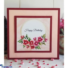 Happy Birthday (Floral (Pink)) Handmade Greeting Card Buy Cinnamon Love Creations Online for specialGifts