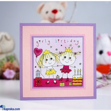 Girly Birthday - handmade greeting card Buy Cinnamon Love Creations Online for GREETING CARDS