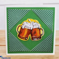 Cheers HAPPY BIRTHDAY Hand crafted Greeting Card Buy Cinnamon Love Creations Online for GREETING CARDS