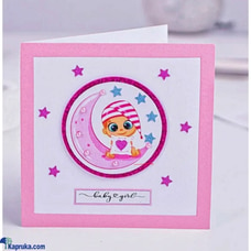 New Born Baby Girl Handcrafted Greeting Card Buy Cinnamon Love Creations Online for GREETING CARDS