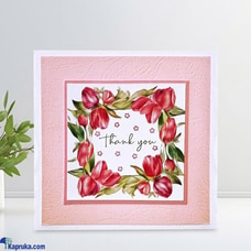 Thank You Wishes Sweet Tulips handmade greeting cards Buy Cinnamon Love Creations Online for specialGifts