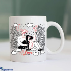`Love is in the Air` Couple`s Mug Buy Craftique Ceylon Online for specialGifts