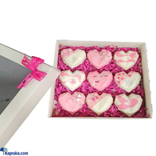 Pink Brownie Hearts Buy Sweet buds Online for Chocolates