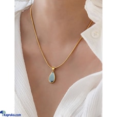 Stainless Steel Waterdrop Pendant Necklace Buy LimitedEditionLK Online for specialGifts