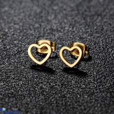 Stainless Steel Heart Stud Earrings Buy LimitedEditionLK Online for JEWELRY/WATCHES