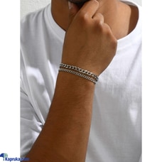 Stainless Steel Mens Bracelet Set Buy LimitedEditionLK Online for JEWELRY/WATCHES