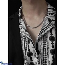 Stainless Steel Rhombus Mens Necklace Buy LimitedEditionLK Online for specialGifts
