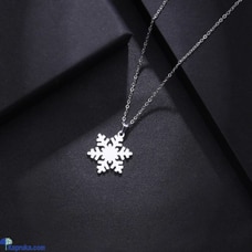 Stainless Steel Snowflake Necklace Buy LimitedEditionLK Online for JEWELRY/WATCHES