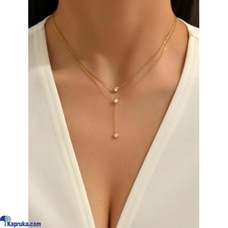 Stainless Steel CZ Lariat Necklace Buy LimitedEditionLK Online for JEWELRY/WATCHES