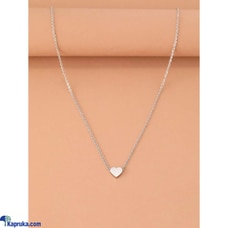 Stainless Steel Silver Plated Heart Necklace Buy LimitedEditionLK Online for specialGifts