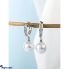 Cubic Zirconia Pearl Drop Earrings Buy LimitedEditionLK Online for JEWELRY/WATCHES