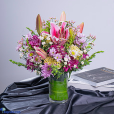 Lily Symphony Vase - By Shirohana Buy Huejay International Multiflora (pvt) Ltd Online for Flowers