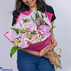 Regal Purple Chrysanthemum Arrangement - By Shirohana Buy Huejay International Multiflora (pvt) Ltd Online for specialGifts