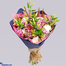 Pink Eligance Bouquet - By Shirohana Buy Huejay International Multiflora (pvt) Ltd Online for Flowers