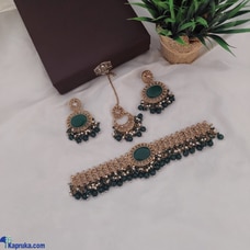 GREEN BEADED BRIDAL JEWELRY Buy Sindu`s Collections.lk Online for JEWELRY/WATCHES