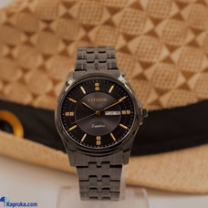 Citizen Gent`s  Blackish Colour Watch with a Black Dial and a Sapphire Crystal Glass Buy Chanaka watch Online for specialGifts
